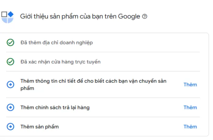 [GMC] Những thông tin cần xác minh sau khi tạo tài khoản Google Merchant Center