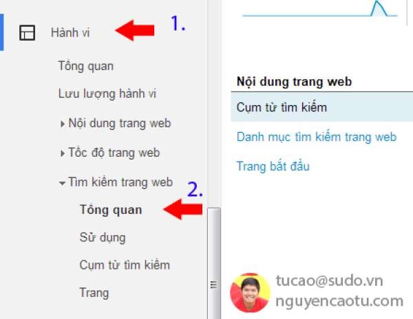 Đo lường truy vấn tìm kiếm của người dùng trong Website với Google Analytics