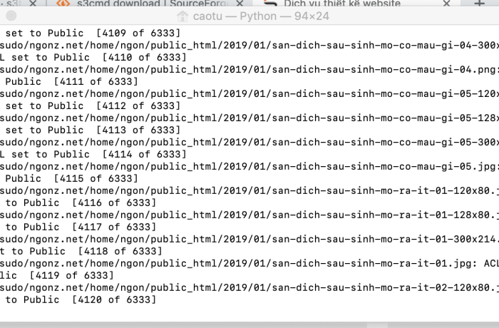 [S3 Object Storage] Hướng dẫn sử dụng s3cmd để quản lý trên MacOS