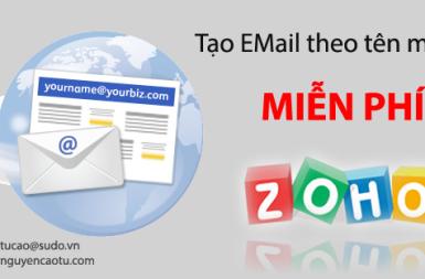 Tạo email doanh nghiệp theo tên miền miễn phí
