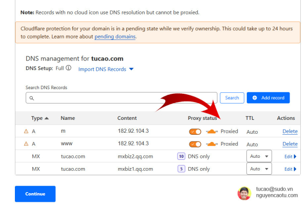 Cách trỏ nhiều domains khác về cùng 1 domain qua Cloudflare ngon và miễn phí