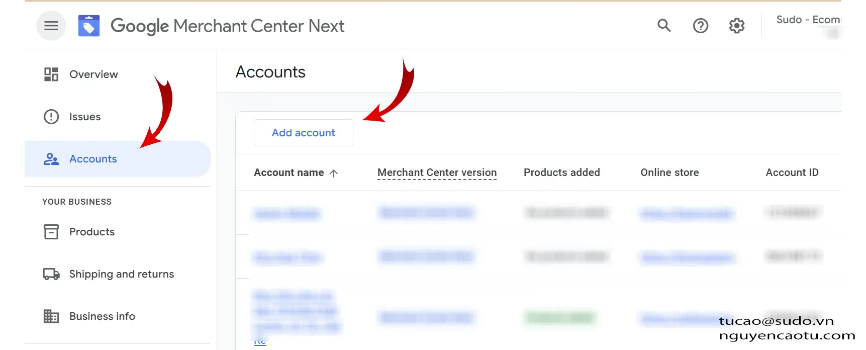 [GMC] Cách tạo tài khoản Google Merchant Center