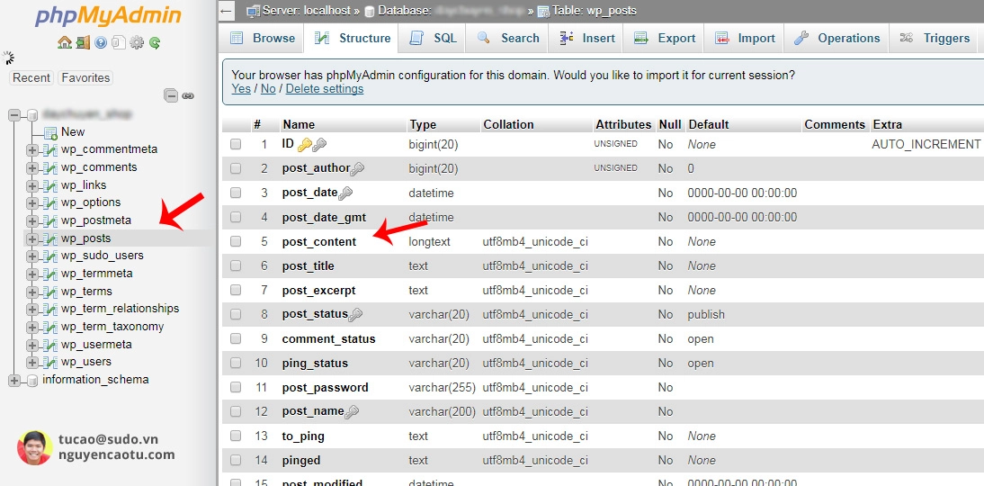 [SQL] Tìm kiếm và thay đổi nội dung hàng loạt trong Mysql (phpmyadmin)