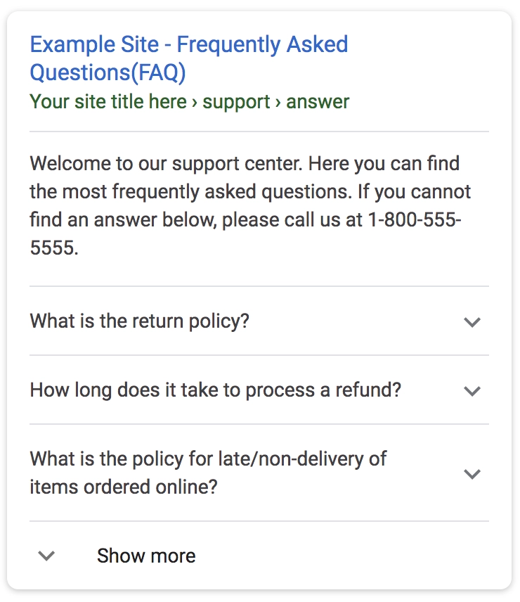 Demo FAQ Search - Ảnh google
